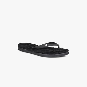 Ugg Fluffie II Women Slippers Black (8749AZKDF)